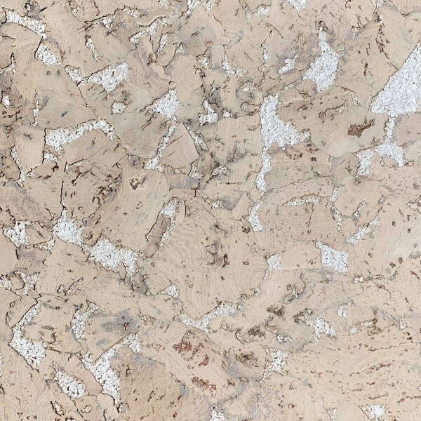 Off-white, white cork wall tiles